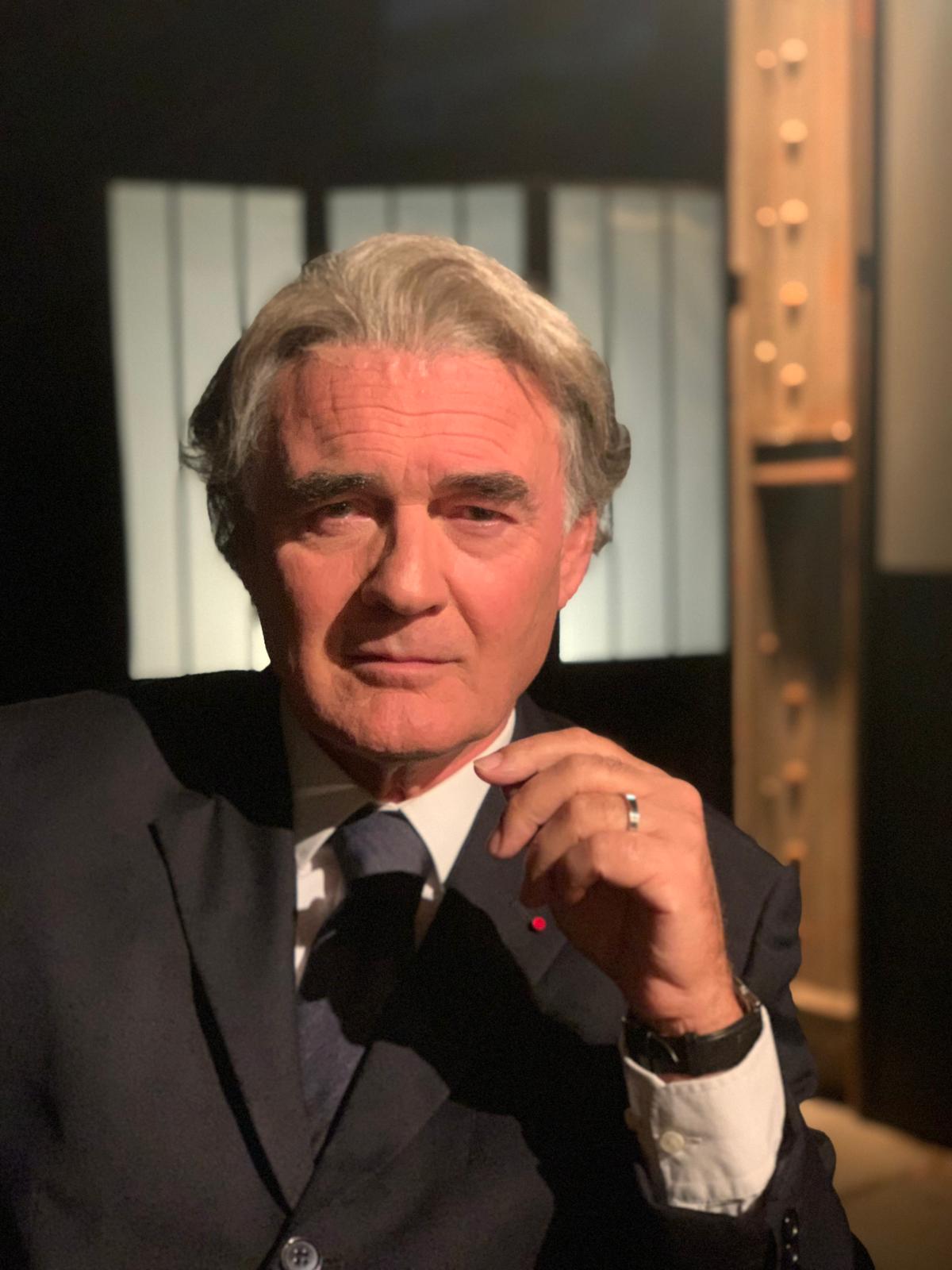 Roland DUMAS interprété par Jean-Christophe Brétignière dans le documentaire "L'affaire ELF" de Bernard George.
